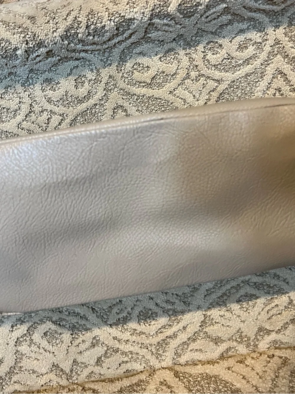 Kenneth Cole Reaction Quilted Taupe Chain-Handle Tote